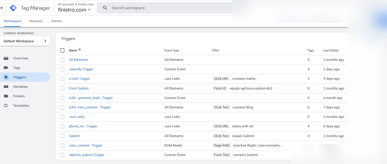 google tag manager ga4 trigger setup – conversion tracking portfolio