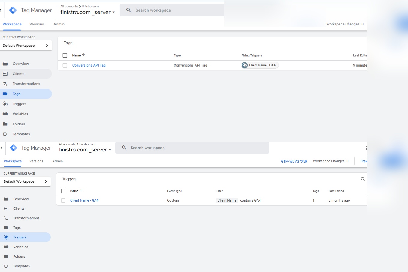 gtm server side conversions api setup – ga4 client configuration