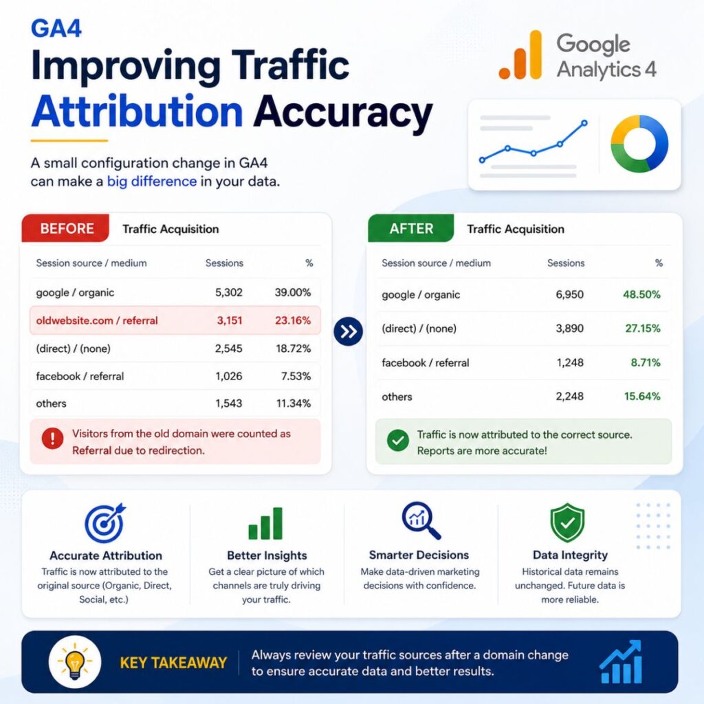 ga4 unwanted referrals configuration – improve traffic attribution